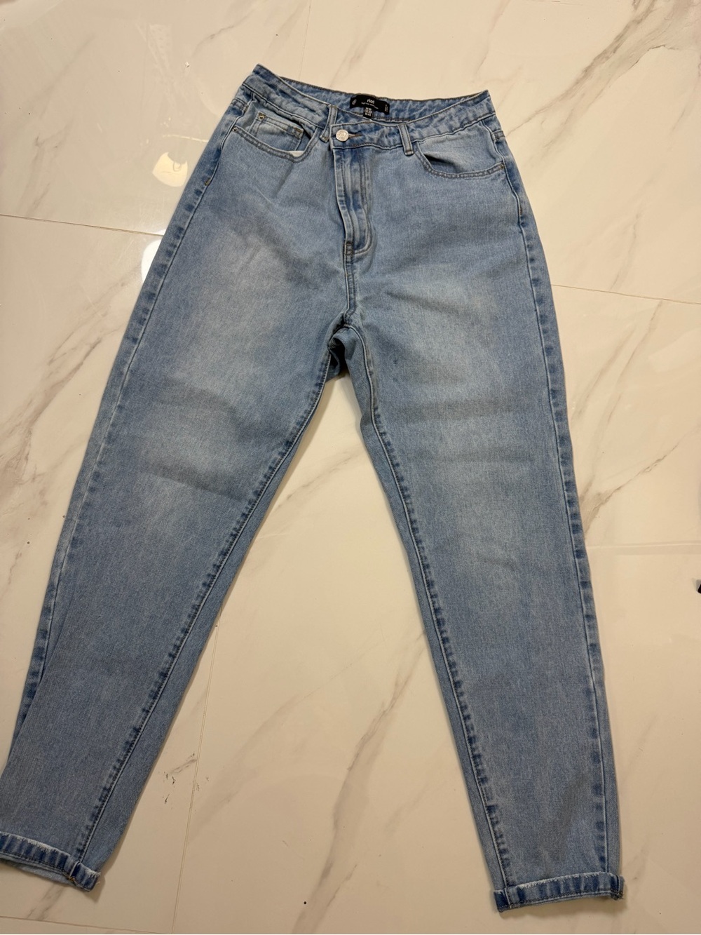 Missguided Light Blue Boyfriend Jeans